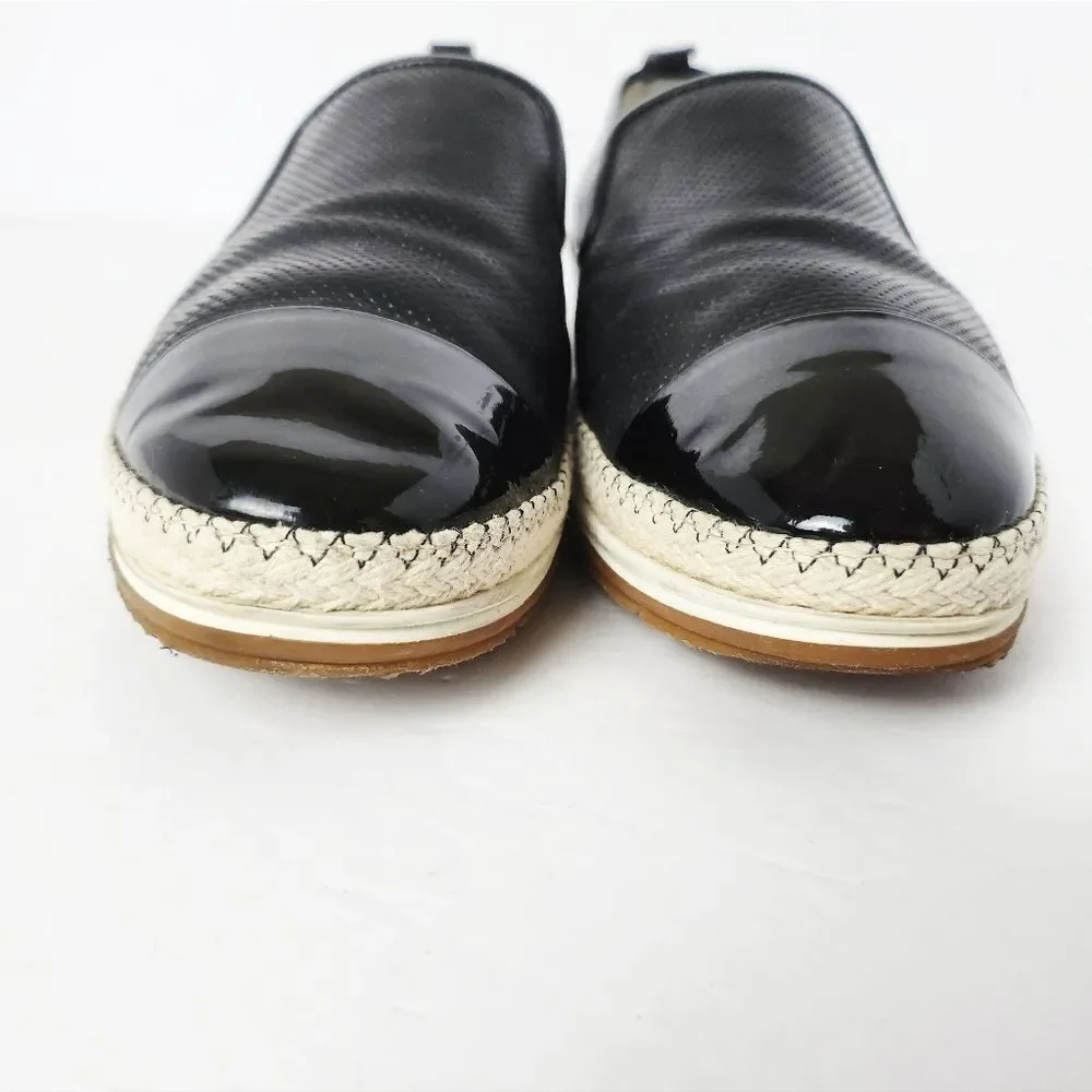 Paul Green Posh Talia Loafer Espadrille Womens Slip On Shoe Black Size US 9